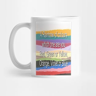 A Rainbow of Colours Mug